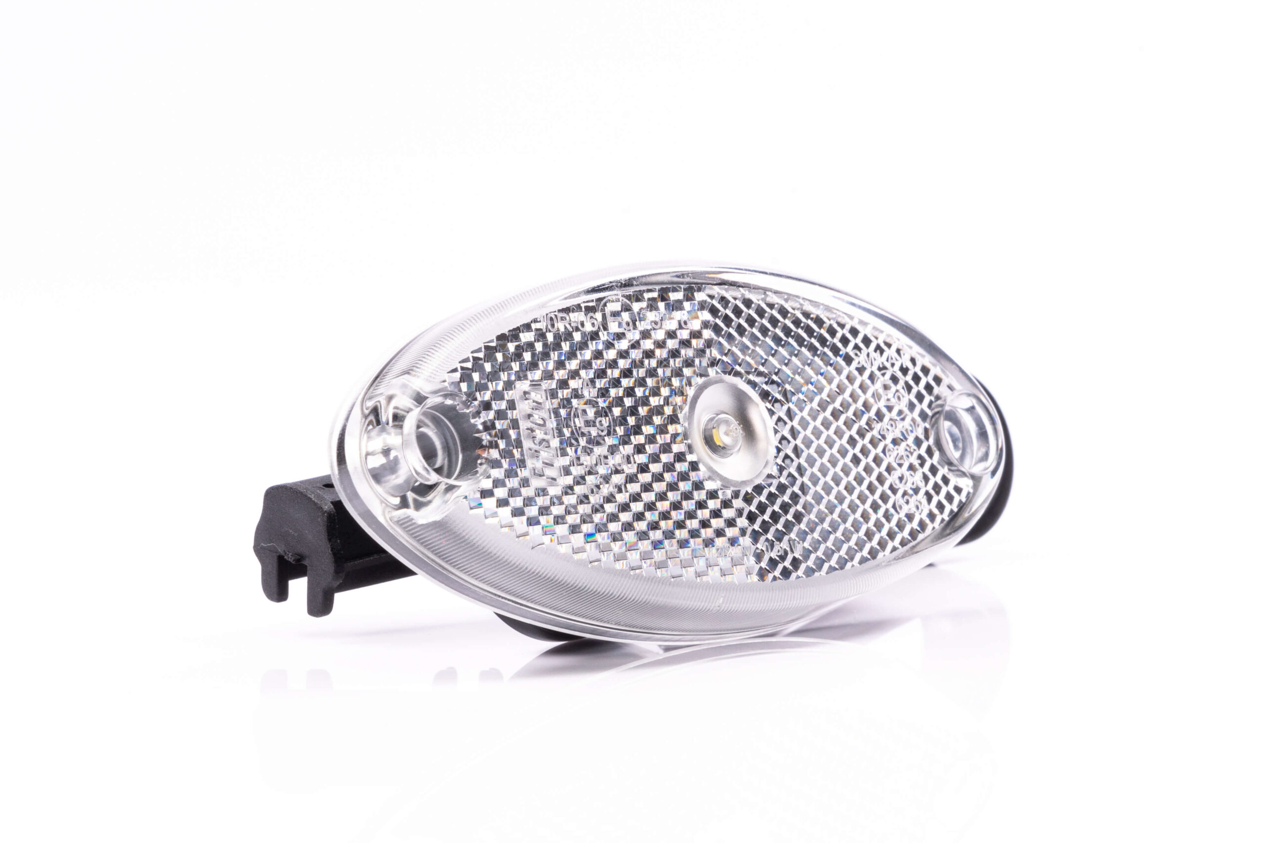 Фонарь габаритный Fristom LED 12-36В красный со светоотраж., кронш. и проводом 0,5м. FT-061 C+K LED
