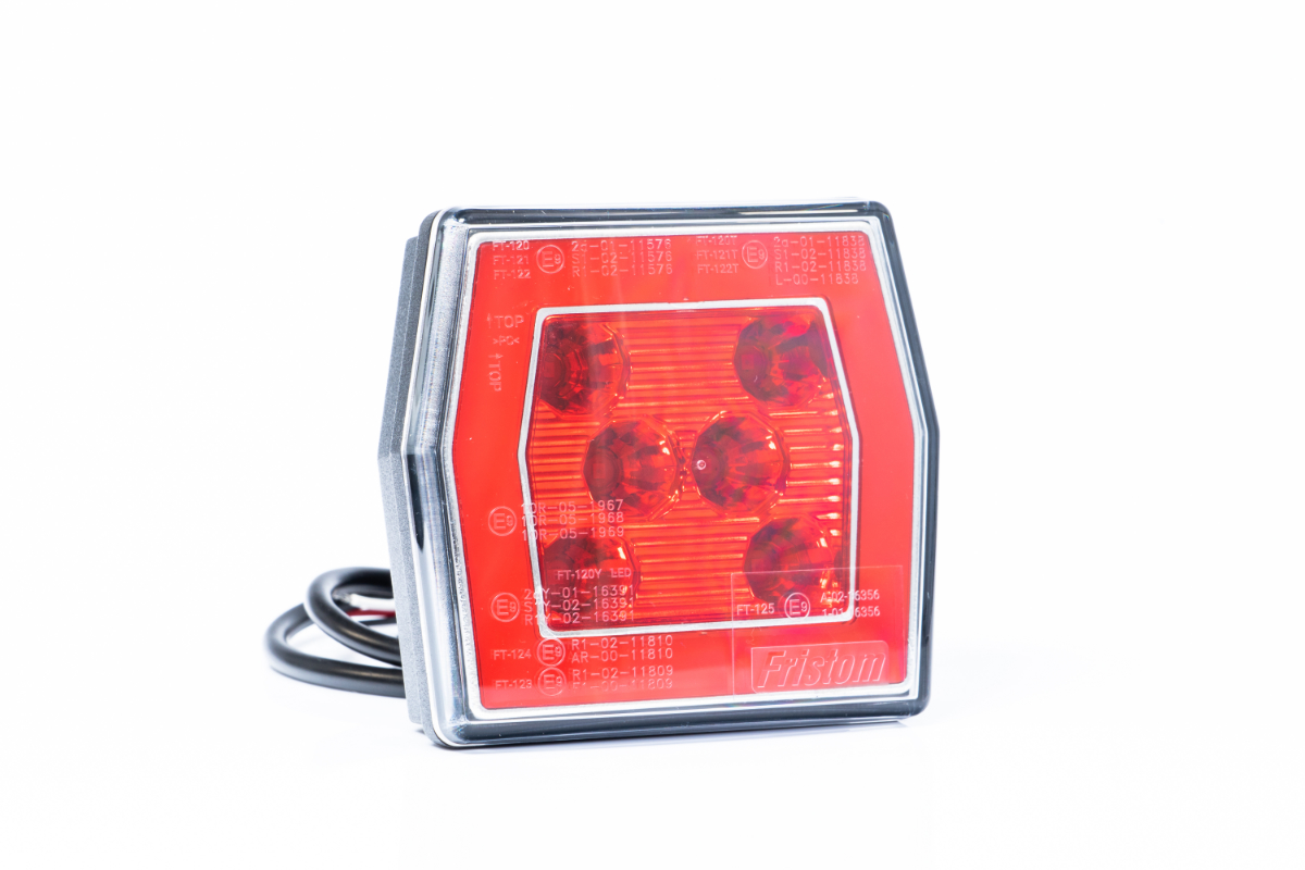 Фонарь задний FRISTOM противотуманный LED 12/ 24V, 2-х функциональный
