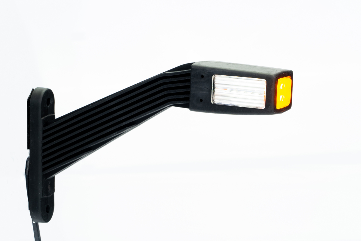 Фонарь FRISTOM LED 3-х функц. контурно-габаритный RH, косая длин. резин. ножка с пров. FT-145 P LED