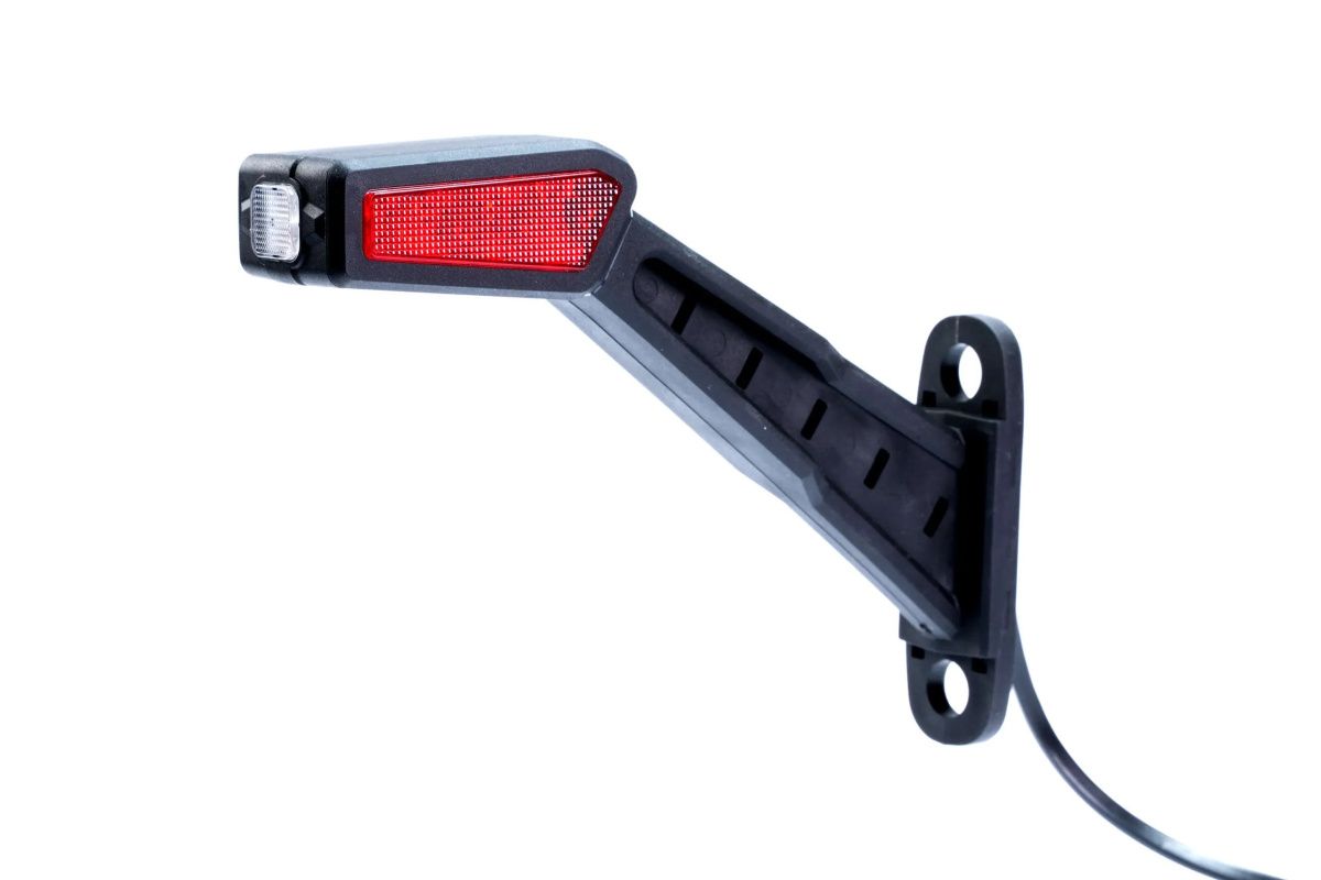 Фонарь габаритный светодиодный ЛЕВЫЙ Fristom FT-146 L LED 3-функциональный, резиновый рог, с проводом 0.3 м. 1шт