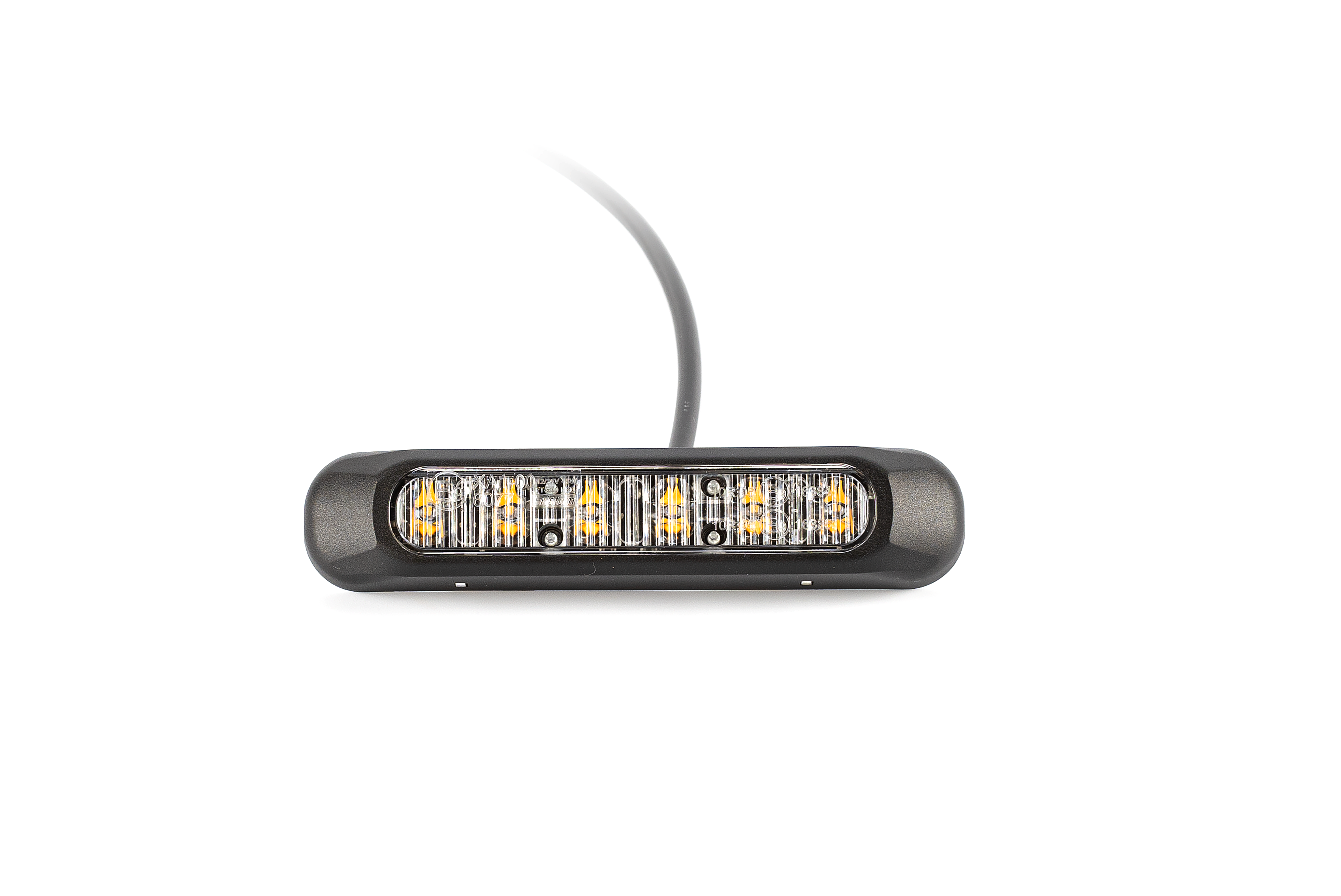 Фонарь cигнальный LED желтый, "Dark" версия 12-36В, 6 программ света, возм-ть синхронизации, с пров.